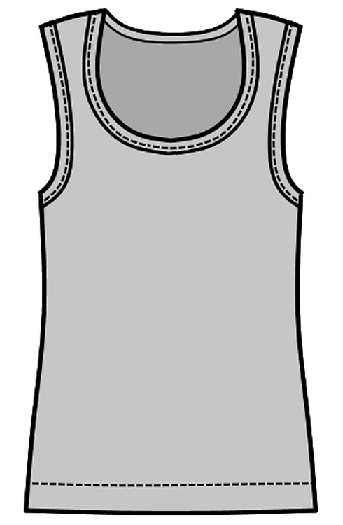 Топ жен. 311119.6_313.7600N Светло-серый