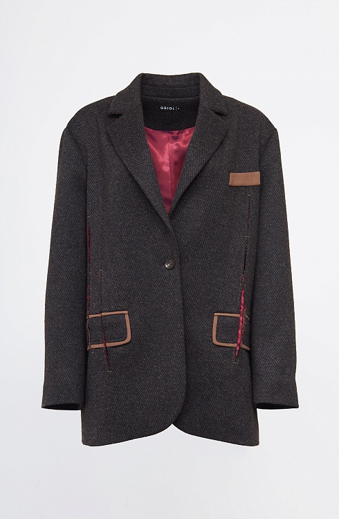 Жакет жен. 378376.11313.8211M Коричневый