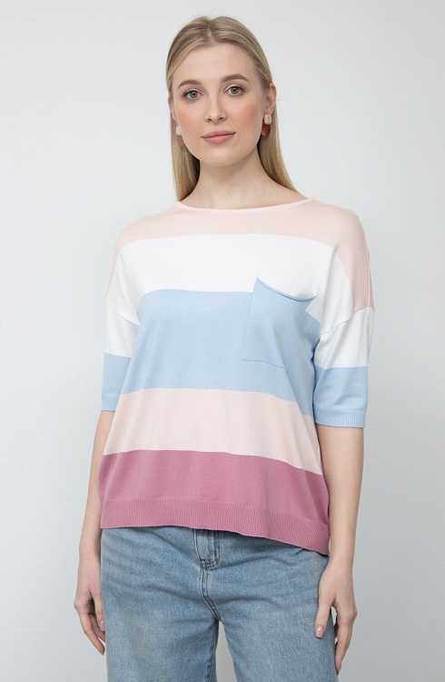 Джемпер жен. 310254К.33303.0716S Розово-голубой
