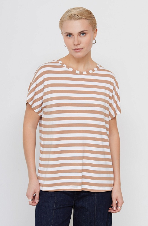 Джемпер жен. 310893УК.6_313.0902S бежевый/белый