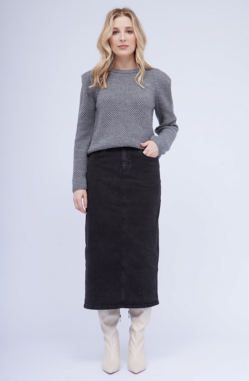 Юбка жен. 350106.26304.7700N Тёмно-серый