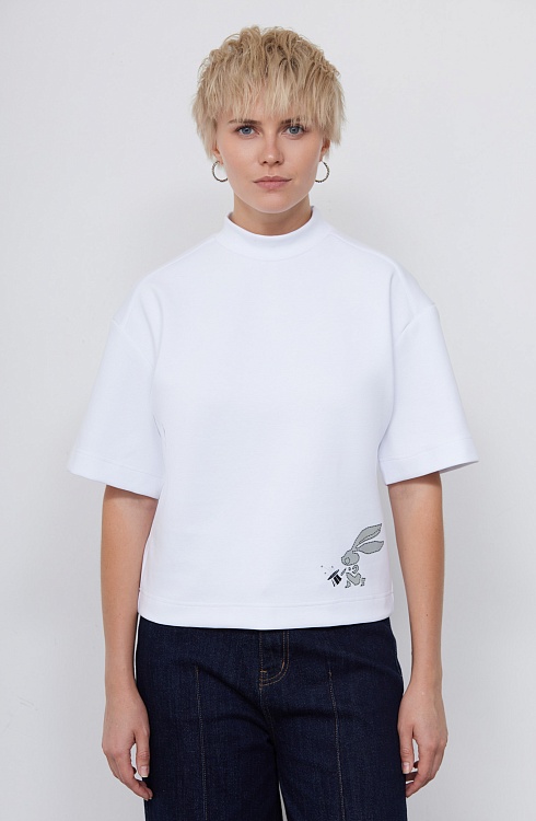 Джемпер жен. 311108.03313.0200EA Белый