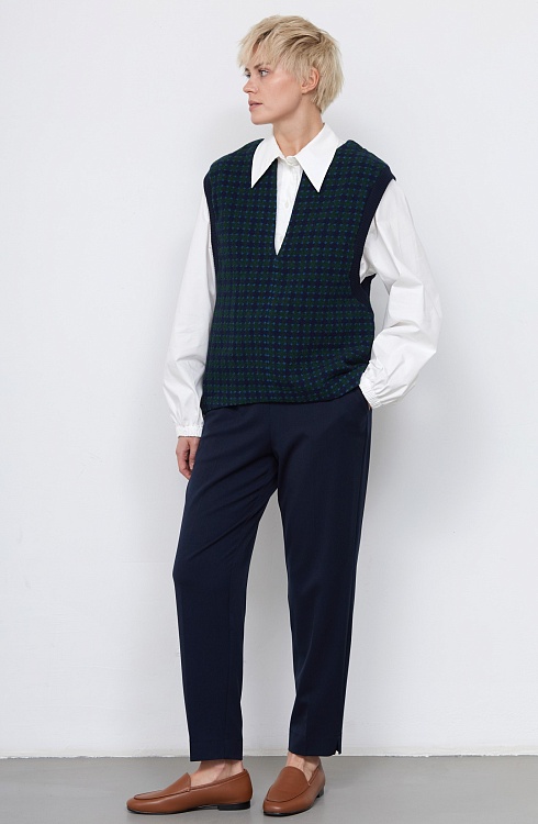 Брюки жен. 320178.09312.9600N Тёмно синий