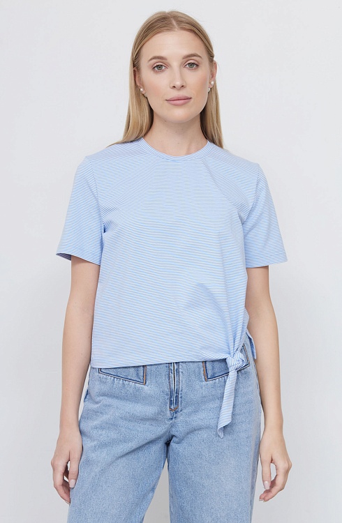 Джемпер жен. 311106.6_313.0216S Бело-голубой