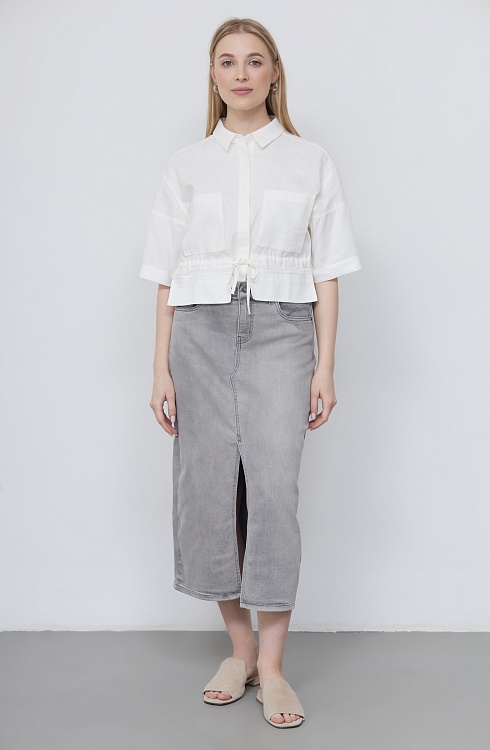 Юбка жен. 350105.26304.7500N Серый