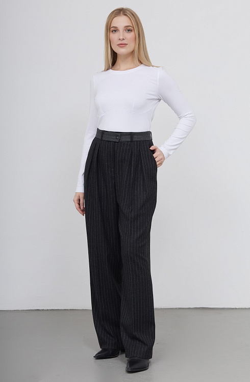 Брюки жен. 328224.11312.8102S Т.серый