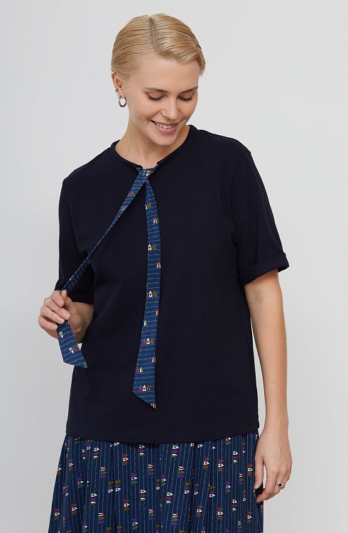 Джемпер жен. 311152.03313.9801Q Темно-синий