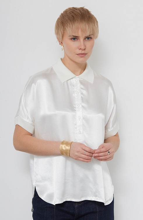 Блуза жен. 310981ГР.03312.0700N Молочный