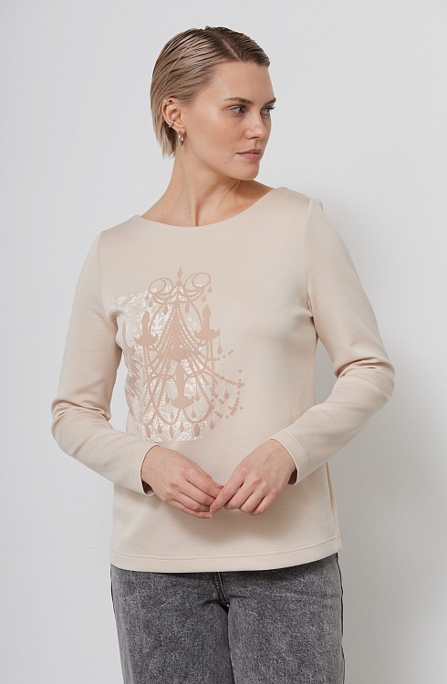Джемпер жен. 311034ГН.6_313.0300E Светло-бежевый