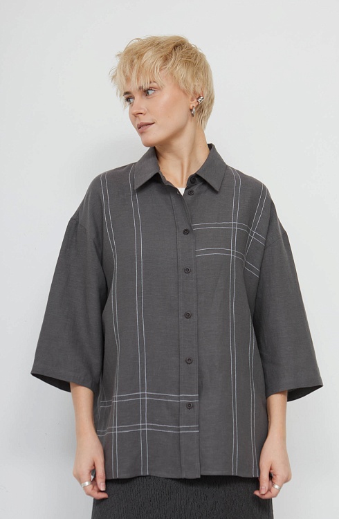 Блузка жен. 318632.11312.7500N Тёмно-серый