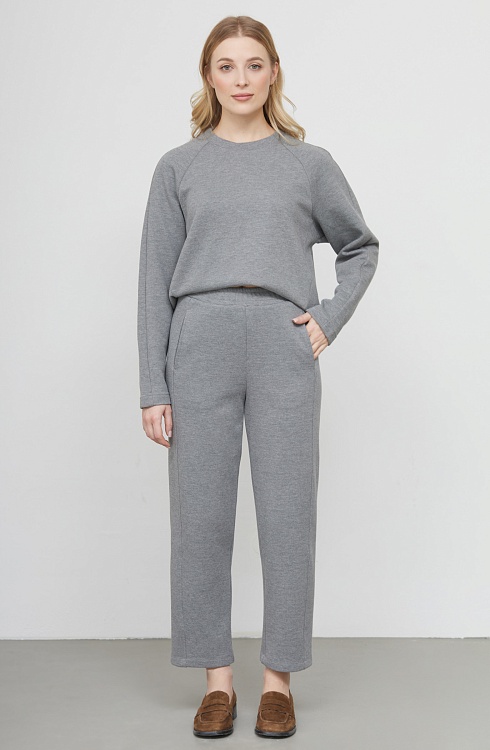 Брюки жен. 320337.03313.7300N серый меланж