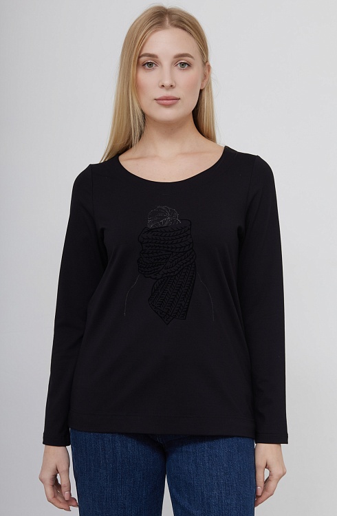 Джемпер жен.  310586Д.03313.8200ЕA Черный