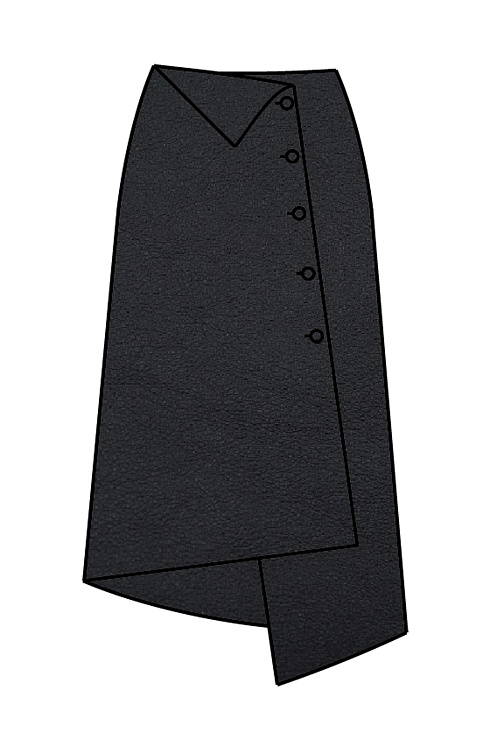 Юбка жен. 358863.11312.8200N Чёрный