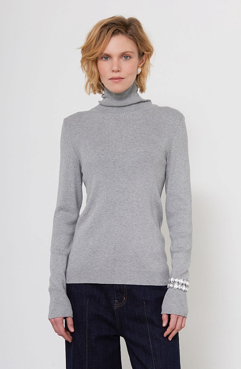 Джемпер жен. 310312.33303.4600M Серый меланж