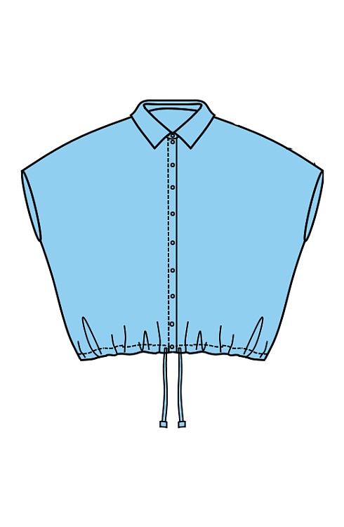 Блузка жен. 311111.03312.1600N Голубой