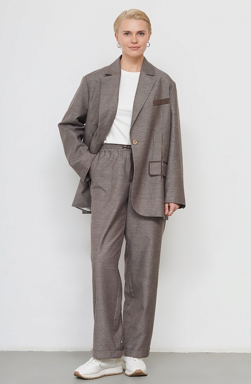 Брюки жен. 324259.11312.0600M Кофейный