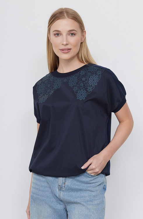 Джемпер жен. 311030.03313.9898E Тёмно-синий