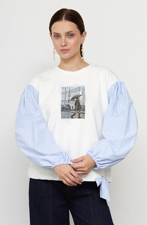 Джемпер жен. 311054РБ.6_313.0216E Молочно-голубой