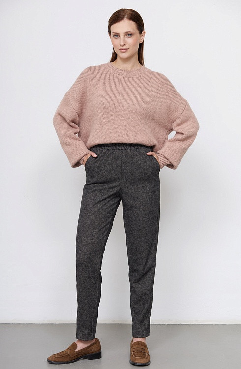 Брюки жен. 320297.09312.0382Y Бежево-черный