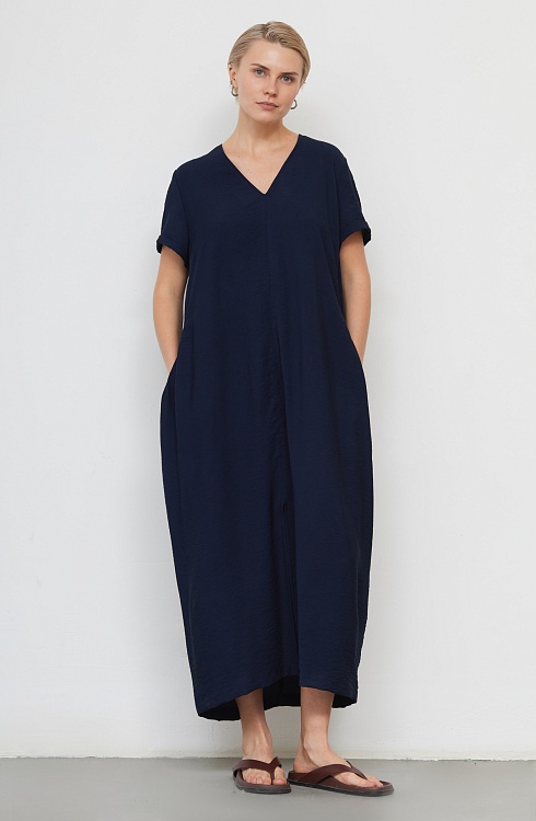 Платье жен. 360266.09312.9600N Тёмно-синий