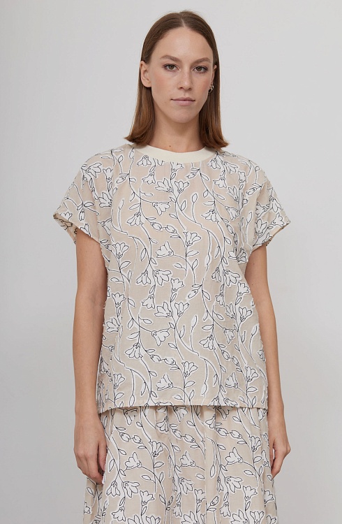 Блузка жен. 318123.11312.0802F Бежевый