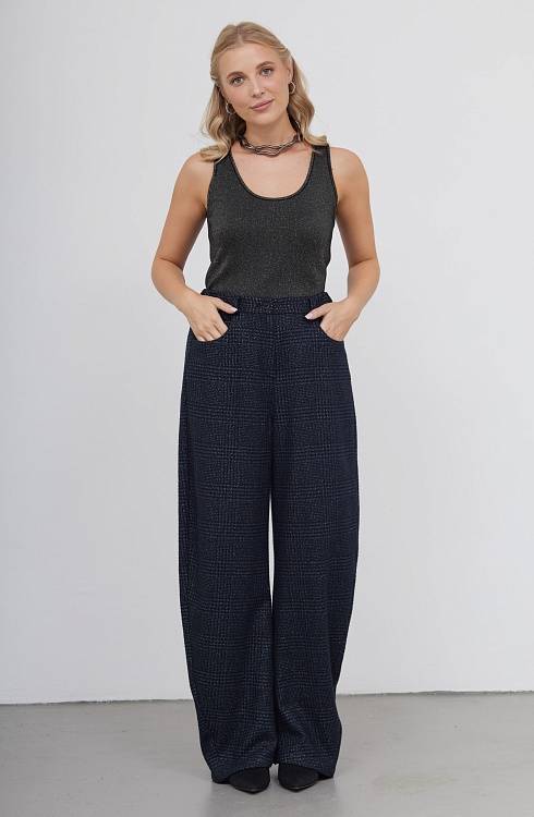 Брюки жен. 328265.11312.8582P Сине-чёрный