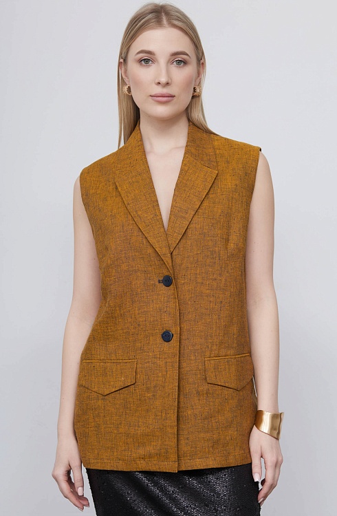 Жилет жен. 382862.37312.2694M Жёлто-синий