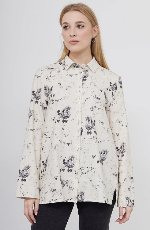 Блузка жен. 310959УК.03312.0777A Бежевый