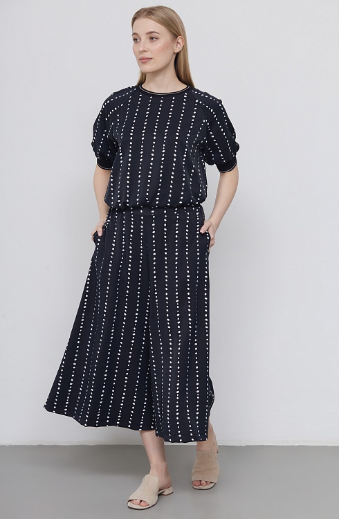 Брюки жен. 320304.03312.8202I Чёрно-белый