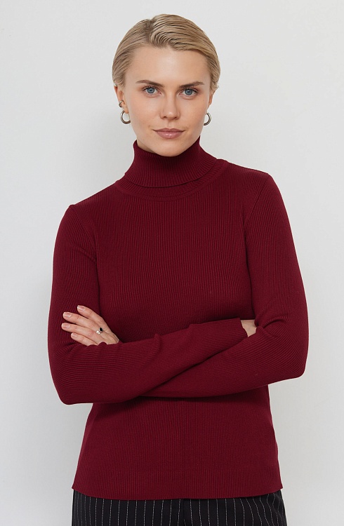 Джемпер жен. 310312.33303.4800N Бордовый