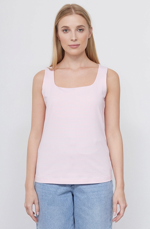 Топ жен. 310284.6_313.0239S Бело-розовый