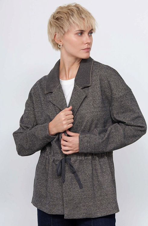 Жакет жен. 370074ГР.03313.8203Y Серый меланж