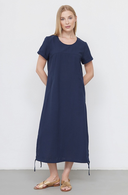 Платье жен. 360266.09312.9600N Тёмно-синий