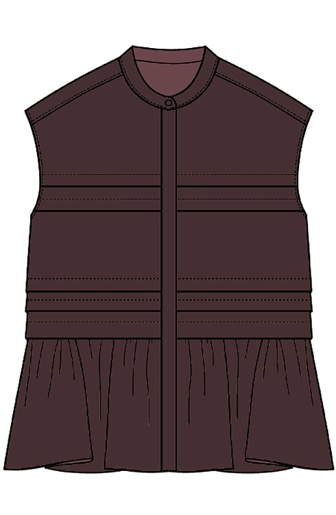 Блузка жен. 311154.03312.1100N Коричневый