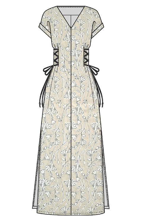 Платье жен. 360345.03312.0802F Бежевый