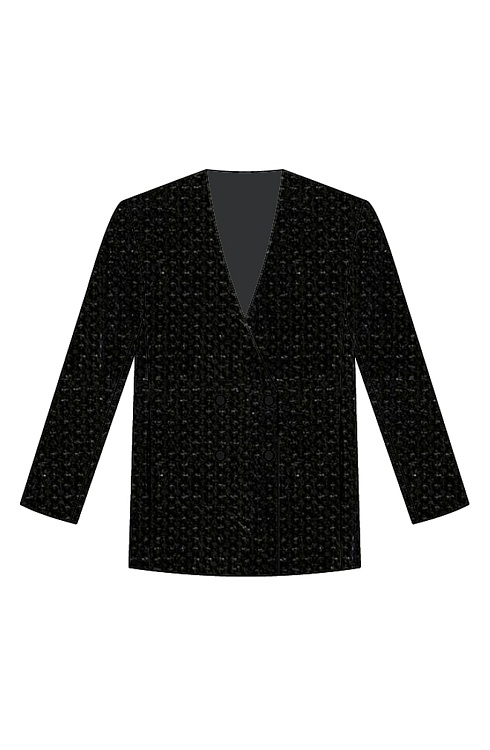 Жакет жен. 378300.11312.8200L Чёрный