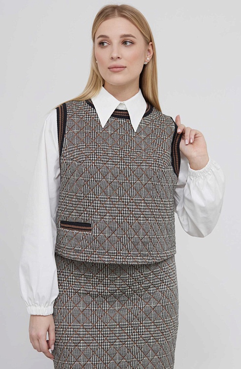 Жилет жен. 380021.03313.1101P Серый